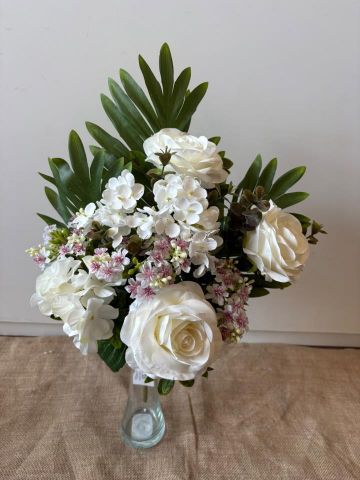 RAMO ENCARADO ROSA HORTENSIA *BLANCO 7890
