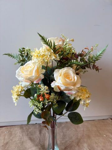 RAMO ROSA HORTENSIA *AMARILLO 5727
