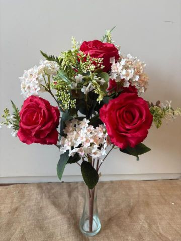 RAMO ROSA HORTENSIA *ROJO 5727