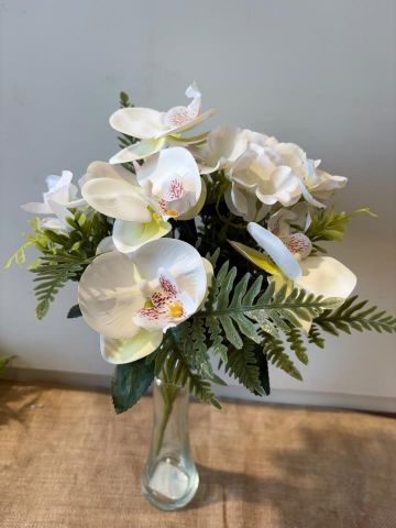 RAMO ORQUIDEA HORTENSIA *BLANCO 5688