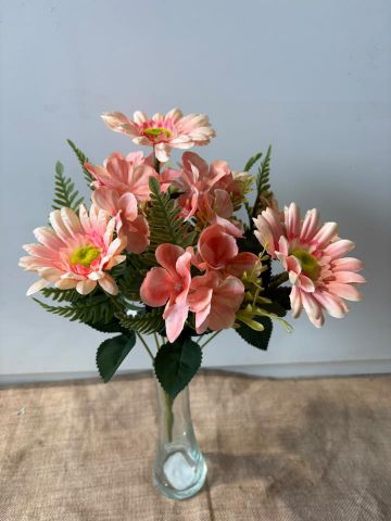 RAMO GERBERA HORTENSIA *SALMÓN 5686