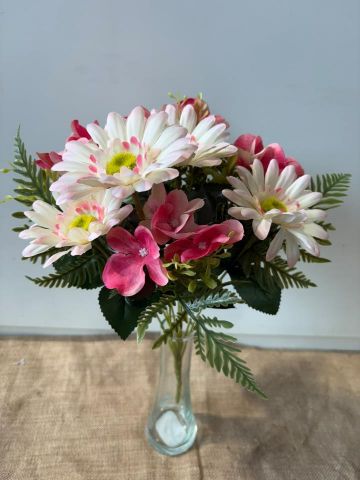 RAMO GERBERA HORTENSIA *FUCSIA 5686