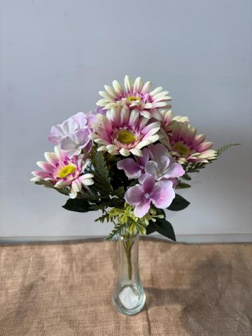 RAMO GERBERA HORTENSIA *LILA 5686