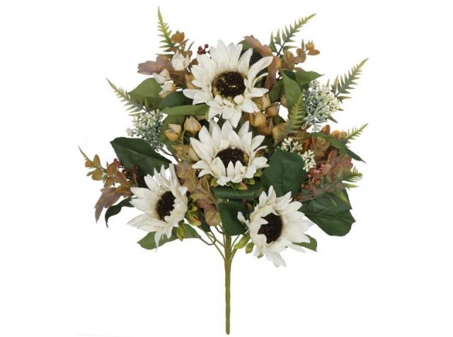 CONJUNTO GIRASOLES (A) X 16-57 CM (CREMA) 84614