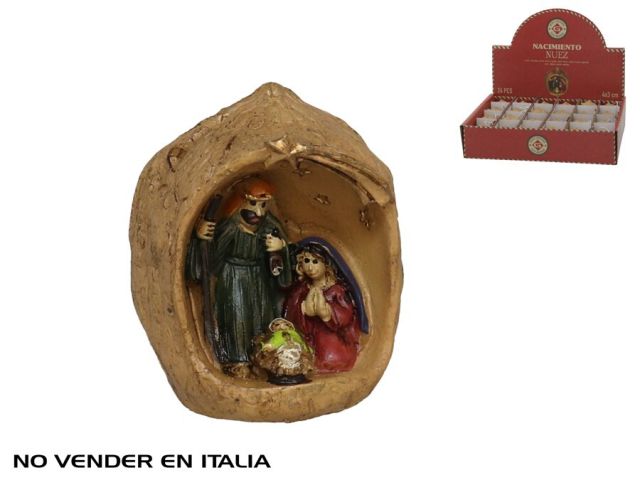 PORTAL NACIMIENTO MINI NUEZ 4X3CM 34963