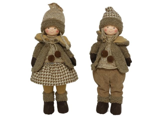 FIGURA TELA 2STD 22X16X46CM 69328