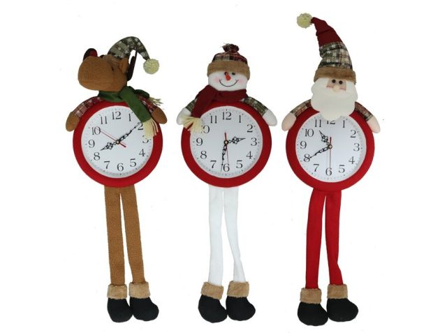 MUÑECO CON RELOJ 3 STD 22X5X87CM STEA 86714
