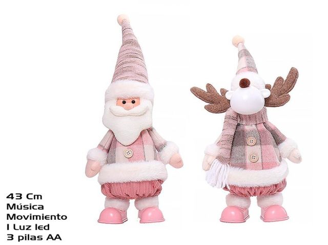 FIGURA C/LUZ MUSICA Y MOV. 3STD 15X9X43CM 06245